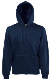 Fruit of the Loom, Classic Hooded Sweat Jacket, muški duks sa kapuljačom i cibzarom, tamno teget, 3XL