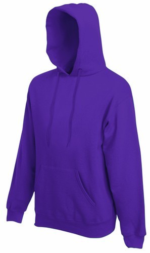 Fruit of the Loom, Classic Hooded Sweat, klasični muški duks sa kapuljačom, ljubičasta, M
