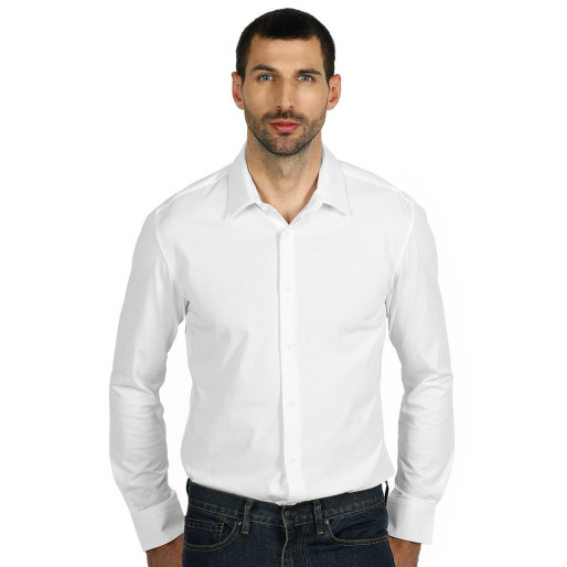 BOND LSL, men's long sleeve shirt, white