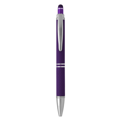 LUVIA, metal "touch" ball pen, purple
