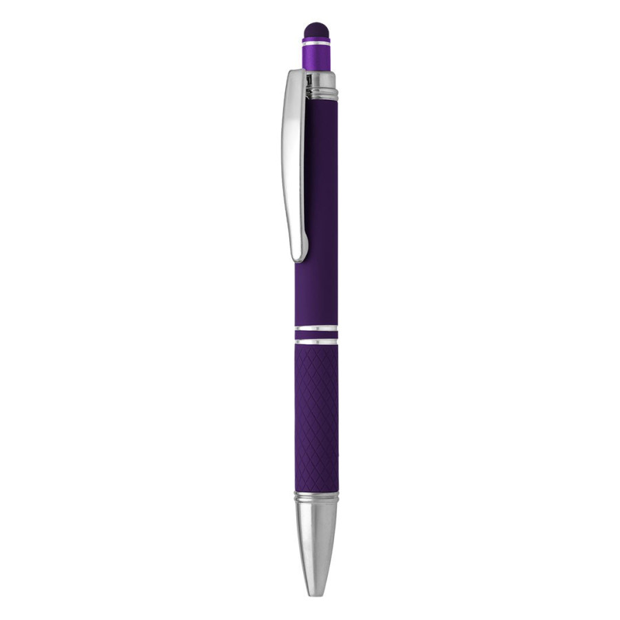 LUVIA, metal "touch" ball pen, purple