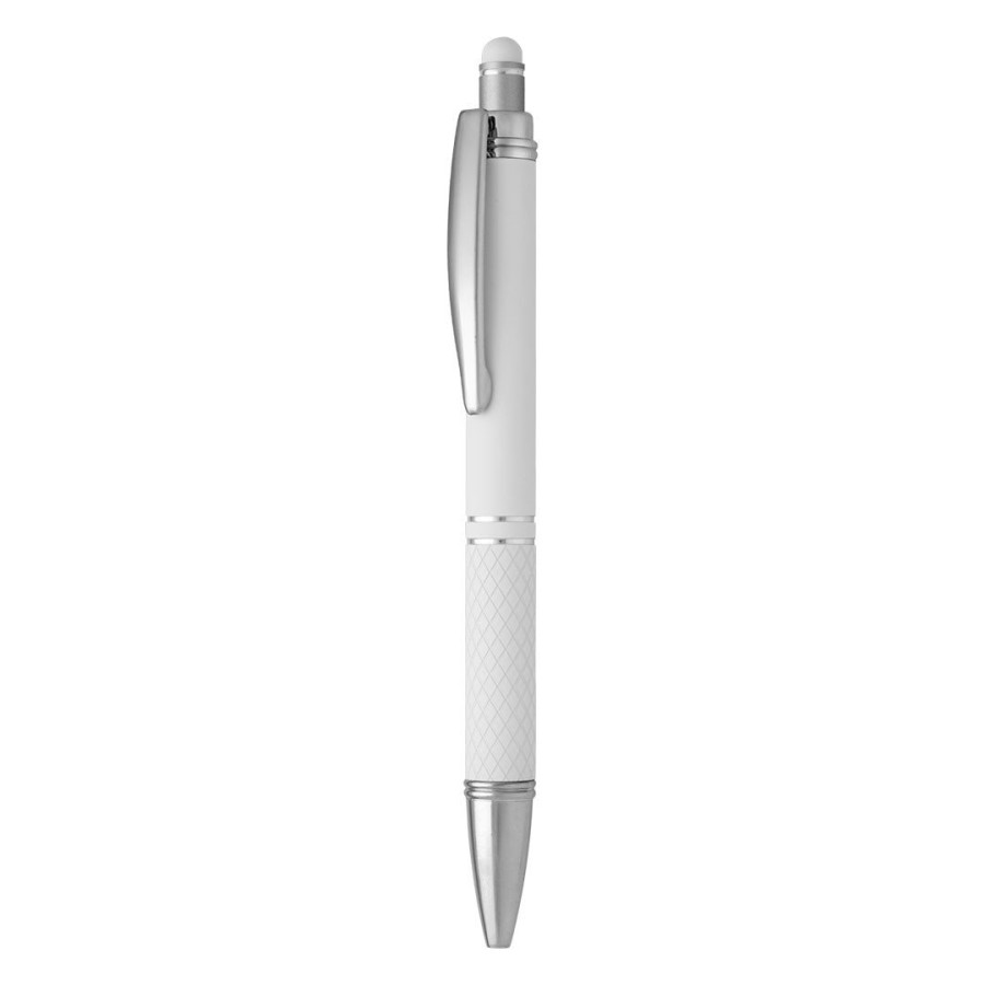 LUVIA, metal "touch" ball pen, white