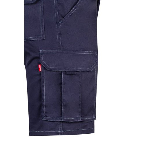 VL HEBE. Multi-pocket stretch Bermuda shorts (240g/m²), in cotton (46%), EME (38%) and polyester (16%)