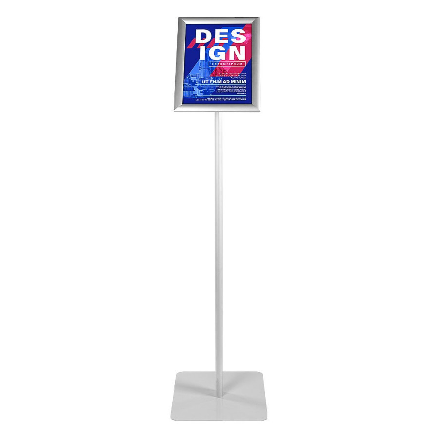 INFO MENU BOARD A3, aluminum poster stand, silver