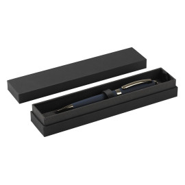 BERTA SOFT, metal ball pen in a gift box blue