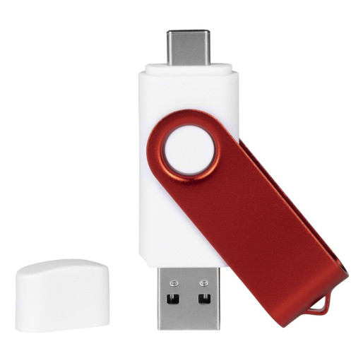 SMART C RED, usb flash memory, white, 32GB