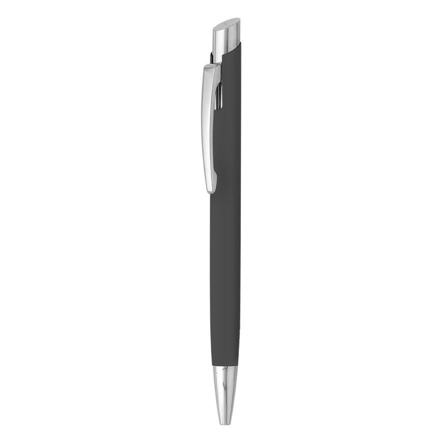 HARMONY SOFT, metal ball pen in metal gift tube, gray
