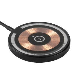 CIRCULAR, wireless charger with magnet, 15w, black