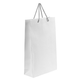 DINA, paper bag, laminated, white
