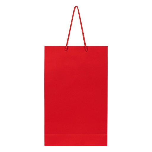 DINA, papirna kesa, mat laminirana, crvena