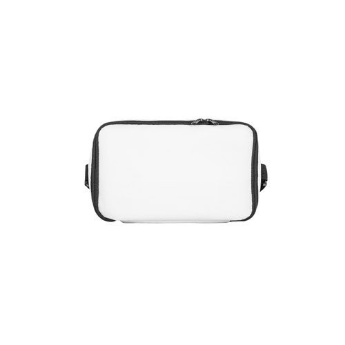 CANCUN. Thermal bag in 600D recycled polyester with adjustable webbing strap 7 L