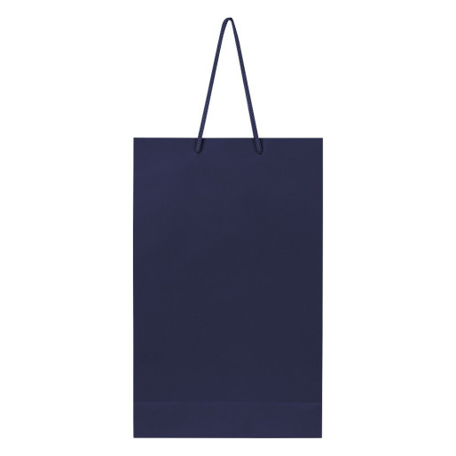 DINA, paper bag, laminated, blue