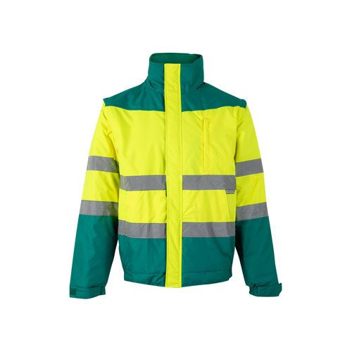 VL JUPITER LARGE. Two-tone padded jacket (180g/m²) in polyester (100%), with PU coating