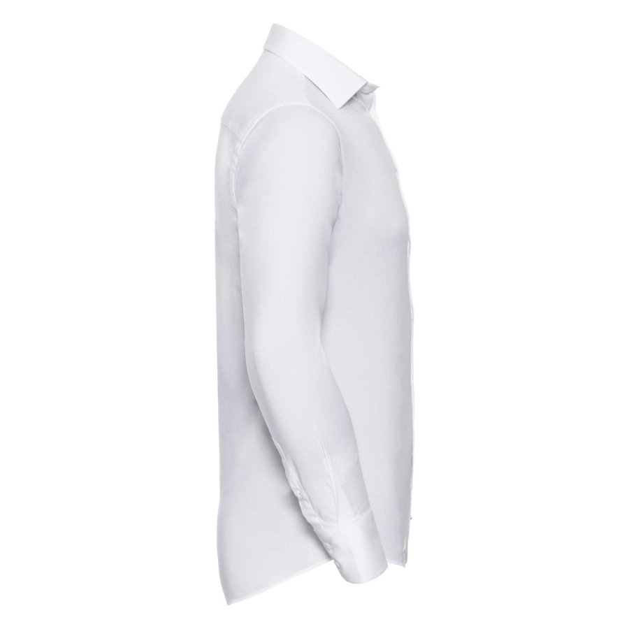 RUSSELL men's long-sleeved shirt FITTED