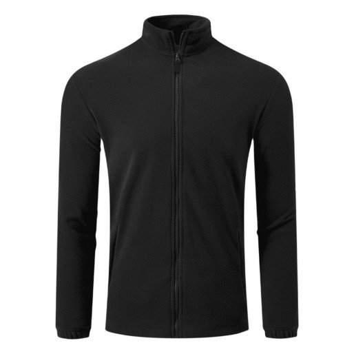 POLARIS, unisex polar fleece sweatshirt, black