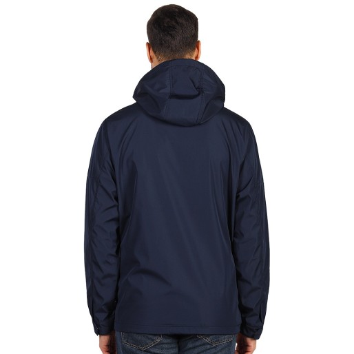 PACIFIC, softshell hooded jacket, blue