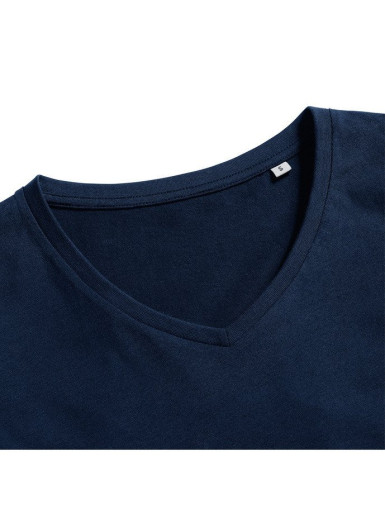 Russell,Ladies' Pure Organic V-Neck T