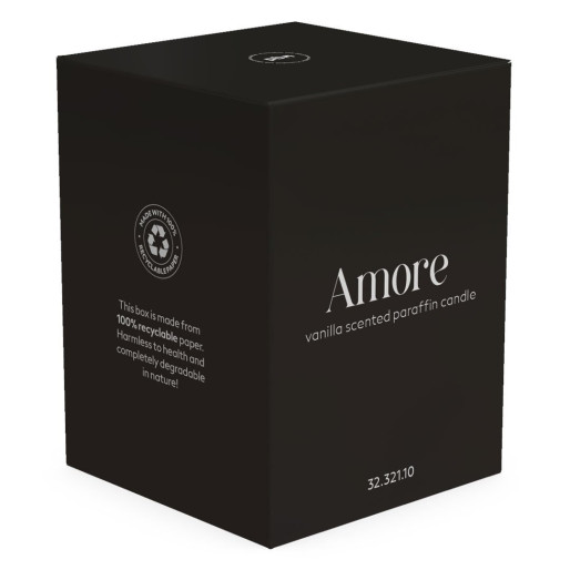AMORE, mirisna sveća, crna