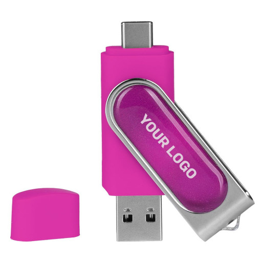 SMART C STICKER, usb flash memorija, pink, 32GB