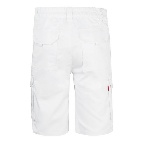 VL HEBE. Multi-pocket stretch Bermuda shorts (240g/m²), in cotton (46%), EME (38%) and polyester (16%)