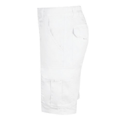 VL HEBE. Multi-pocket stretch Bermuda shorts (240g/m²), in cotton (46%), EME (38%) and polyester (16%)