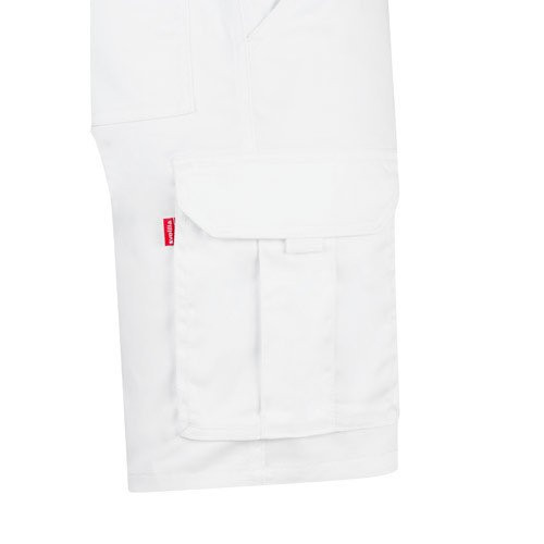 VL HEBE. Multi-pocket stretch Bermuda shorts (240g/m²), in cotton (46%), EME (38%) and polyester (16%)