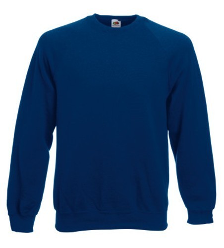 Fruit of the Loom, Classic Raglan Sweat, Classic Men's Sweatshirt, Luggage,, L
