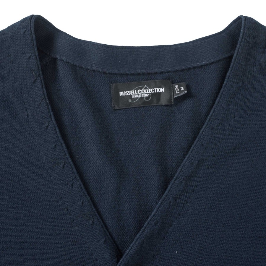 RUSSEL Men's Hooded V-neck Cardigan