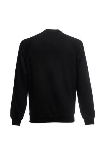Fruit of the Loom, Classic Raglan Sweat, klasični muški duks, crna, L