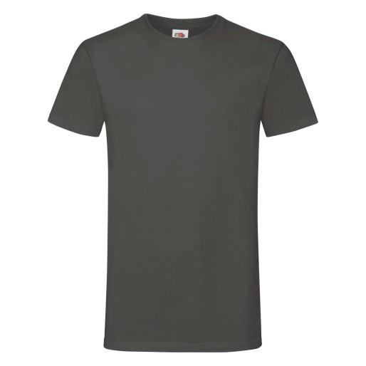 Fruit of the Loom, Sofspun, men's T-shirt, light graphite, S