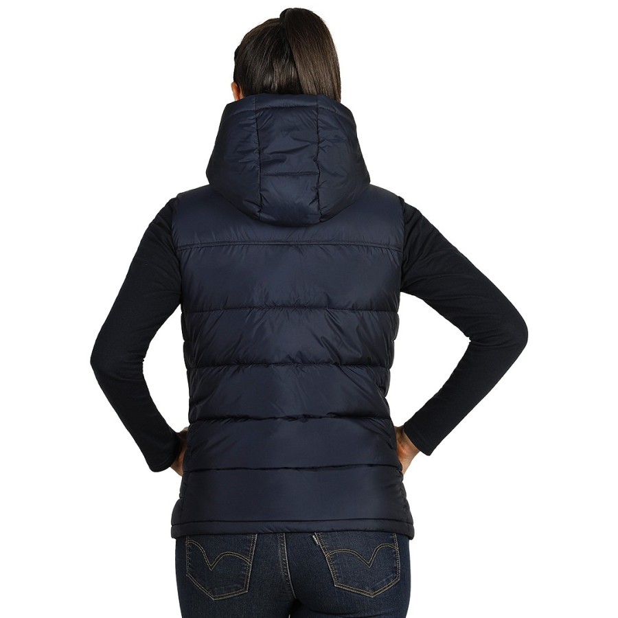 STORM LADY, women’s padded winter vest, blue