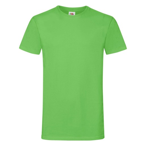 Fruit of the Loom, Sofspun, men's T-shirt, lime, S