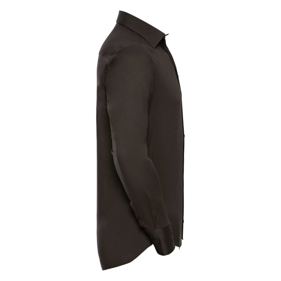 RUSSELL men's long-sleeved shirt FITTED