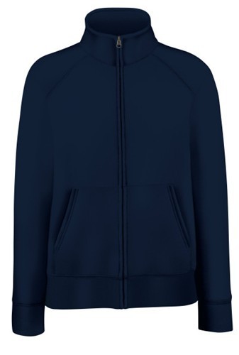 Fruit of the Loom, Ladies Premium Sweat Jacket, Women's Sweatshirt, Dark Weight, L