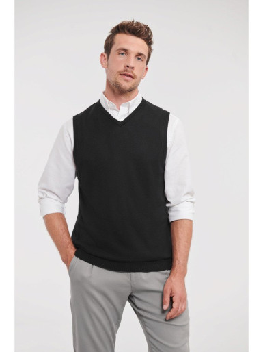 RUSSEL Men's Sleeveless Knit Sweater