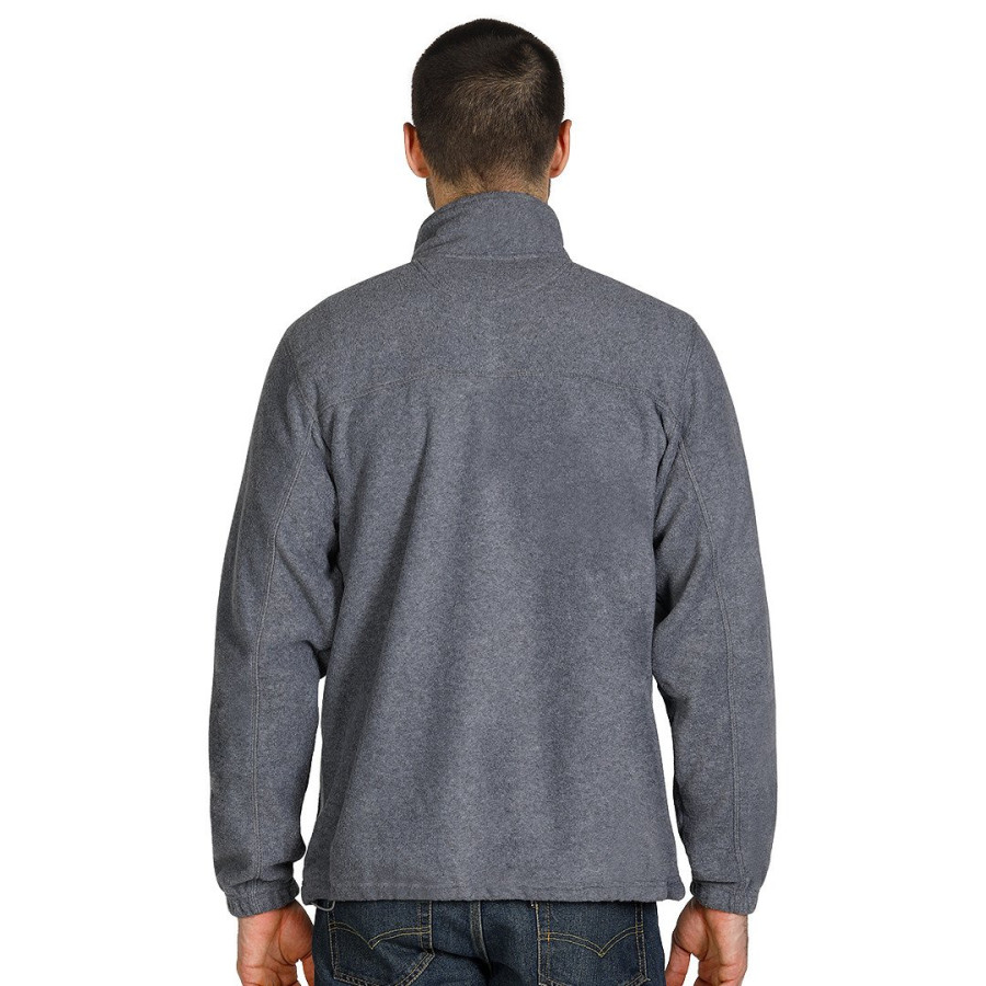 POLARIS, dukserica od brušenog flisa, pepeljasta