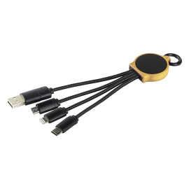 DIRECT, usb charging cable 3 in 1, black