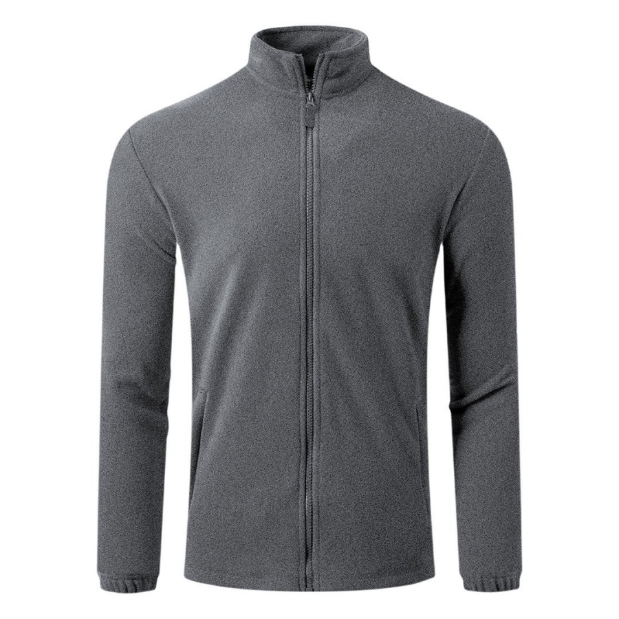 POLARIS, dukserica od brušenog flisa, pepeljasta