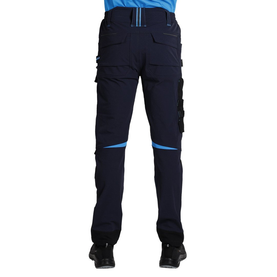 PANTHER PANTS W, elastic work pants, blue
