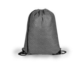 METRO, biodegradable drawstring bag, black