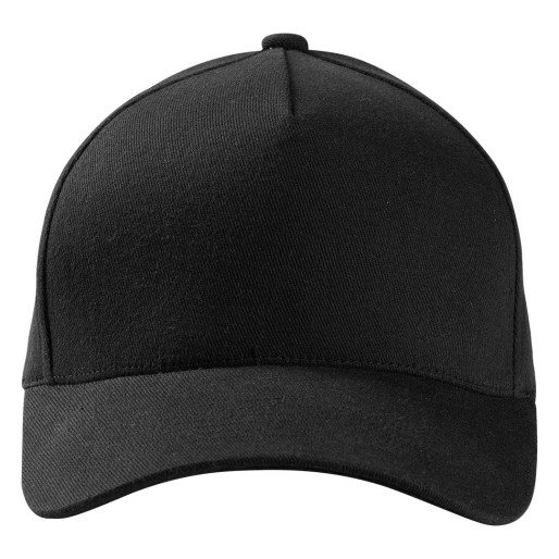 VOLLEY, cap, 5 panels, metal buckle closure, black