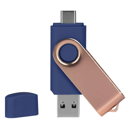 SMART C ROSE GOLD, usb flash memory, blue, 32GB