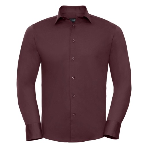 RUSSELL men's long-sleeved shirt FITTED