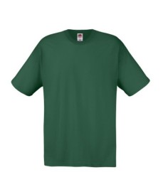 Fruit of the Loom, Original T, men's cotton T-shirt, forest green, S
