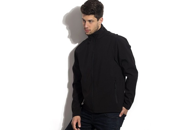 NERO, men's soft-jacket, black