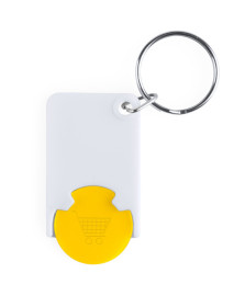 Zabax trolley coin keyring