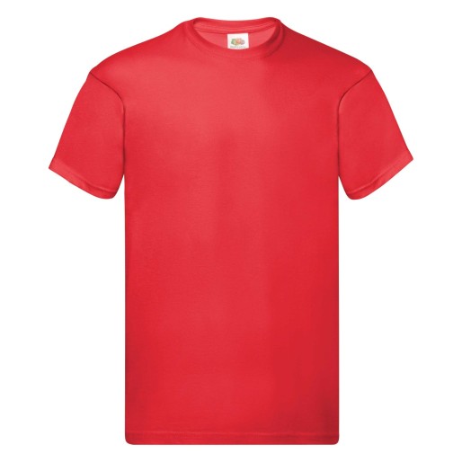 Fruit of the Loom, Original T, muška pamučna majica kratkih rukava, crvena, S