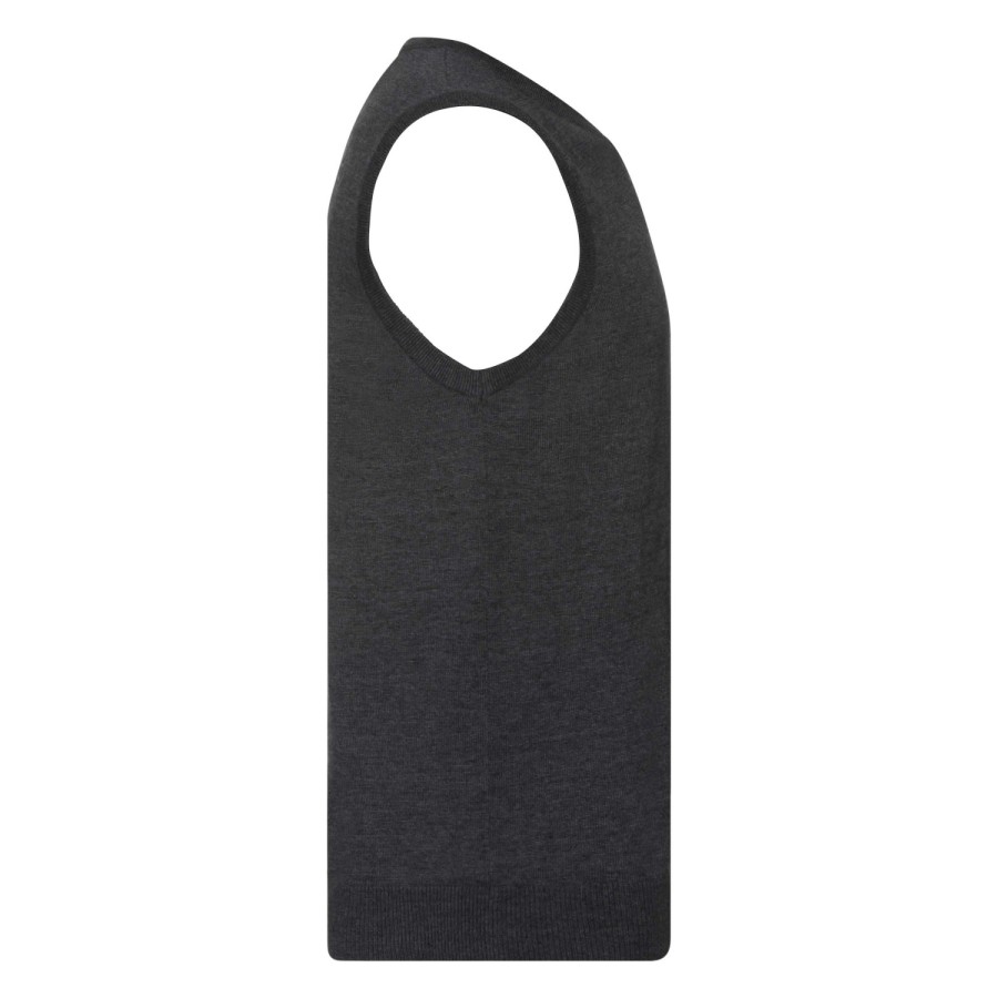 Men's V-Neck Sleeveless Knitted Pullover