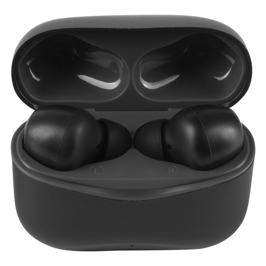 VOICE, wireless stereo earbuds, black