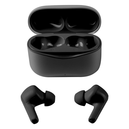 VOICE, wireless stereo earbuds, black
